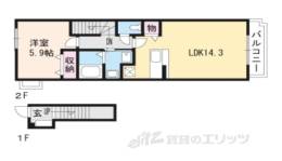 ラシュール　メゾン間取り図面