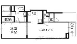 ラシュール　コート１間取り図面
