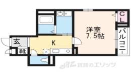 フラット黒門間取り図面
