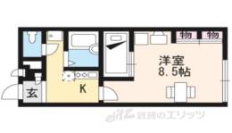レオパレスアジェル岩倉南２間取り図面