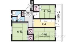 桃山南団地７号棟間取り図面