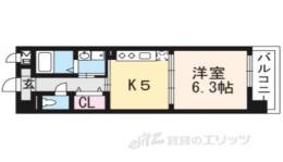 シカタ　シャンブレット１間取り図面