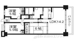 レックスガーデン大津南郷リオ間取り図面