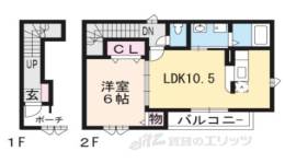 アンソレイエ２間取り図面