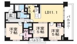 パークホームズ堺町御門間取り図面