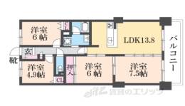 ロイヤルフラッツ唐崎間取り図面