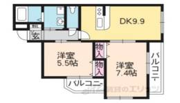 リジエール御池間取り図面