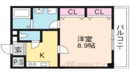 サンクスパレ西矢掛間取り図面