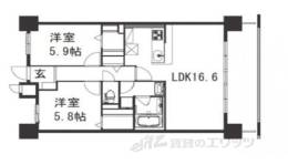 クリスタ京都間取り図面