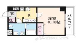 フォース二条城東間取り図面
