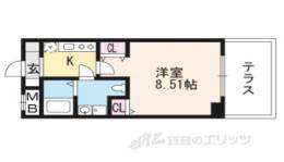 フォース二条城東間取り図面