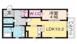 アルページュ頌徳Ａ棟間取り図面