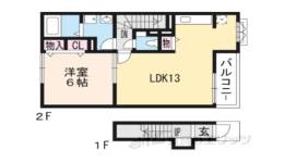 リクソーレ５　Ａ棟間取り図面
