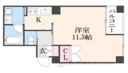 コンフォート聖護院間取り図面
