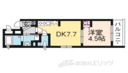 ベラジオ堀川今出川間取り図面