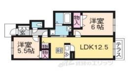 シャーメゾン富野荘間取り図面