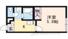 レオパレスボンマルシェ山科間取り図面
