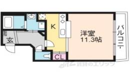 Ｒｅｑｕｉｅ深草間取り図面