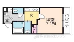 Ｒｅｑｕｉｅ深草間取り図面