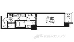 レジデンス京都ゲートシティ間取り図面