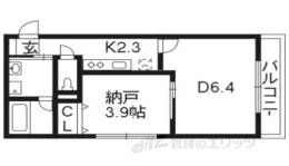 ブランネージュ二条城北間取り図面