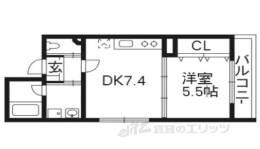 ブランネージュ二条城北間取り図面