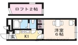 レオパレス墨染間取り図面