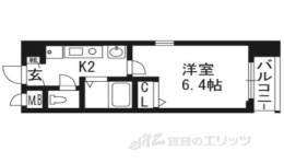 エイペックス京都新京極１間取り図面