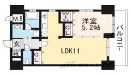 ルーエ五条堀川間取り図面