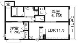 シャーメゾンソシア間取り図面