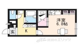 レオパレス浜大津間取り図面