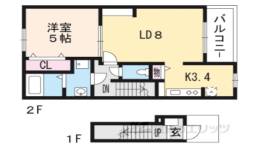 ルイ・ハーモニー間取り図面