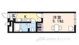 レオパレスマメゾン２間取り図面