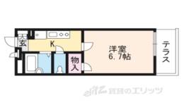 レオパレスカルム大津間取り図面