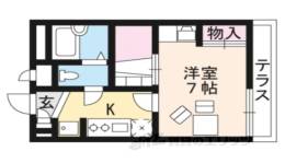 レオパレスシャトー大津間取り図面