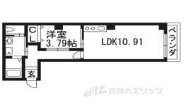 ＭＥＳＡ　ＶＥＲＤＥ二条城北間取り図面