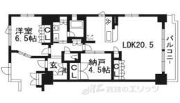 ブランシエラ二条城間取り図面