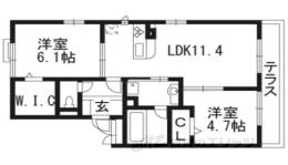 アヴィスエール間取り図面