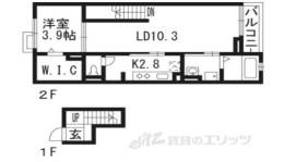 キャトル・セゾンIWATA間取り図面