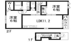 ＡＲＫ’Ｓ　滋賀里間取り図面