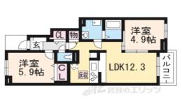 クローバーガーデン間取り図面