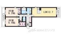 シャーメゾン乙出２間取り図面