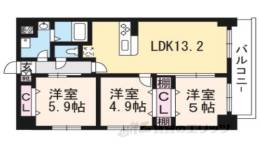 グランヒル西京極間取り図面