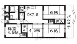 向島ニュータウン3街区F棟間取り図面