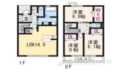 クレール堀川間取り図面