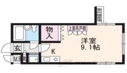 ライオンズマンション京都西洞院204号室間取り図面