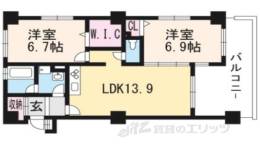 エバー・グリーン宇治間取り図面