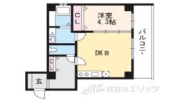 アイカーサ麩屋町間取り図面