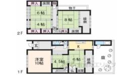 南上善寺町174事業用貸家間取り図面