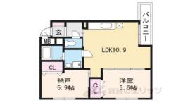 イルソーレ桂　１番館間取り図面